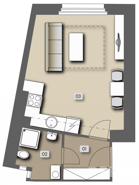 Přípotoční 35 - housing unit No. 54